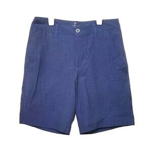 Southern Tide Blue Polka Dot Shorts Mens Size 30 Performance Chino 9 Inch Inseam